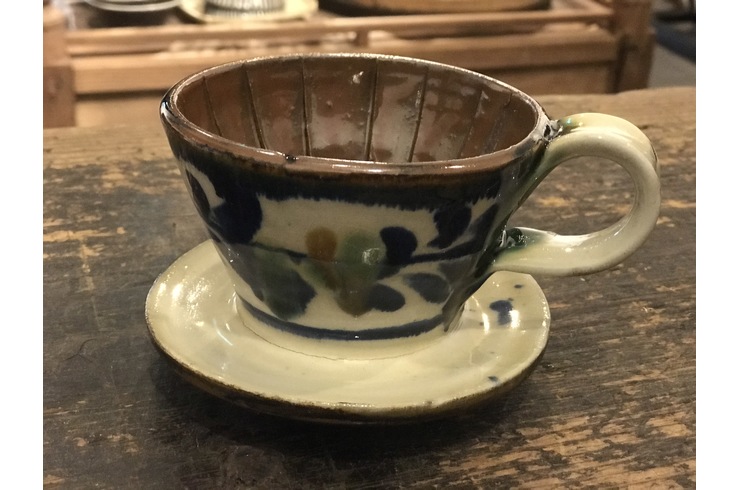 （新品未使用）工房十鶴　コーヒードリッパー　やちむん 工房十鶴 やちむん コーヒードリッパー コーヒー豆柄 - メルカリ