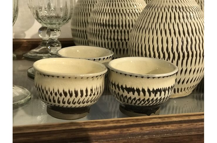 酒器 小鹿田焼徳利 お猪口 東京 うつわのわ田 | 酒器 | 商品紹介