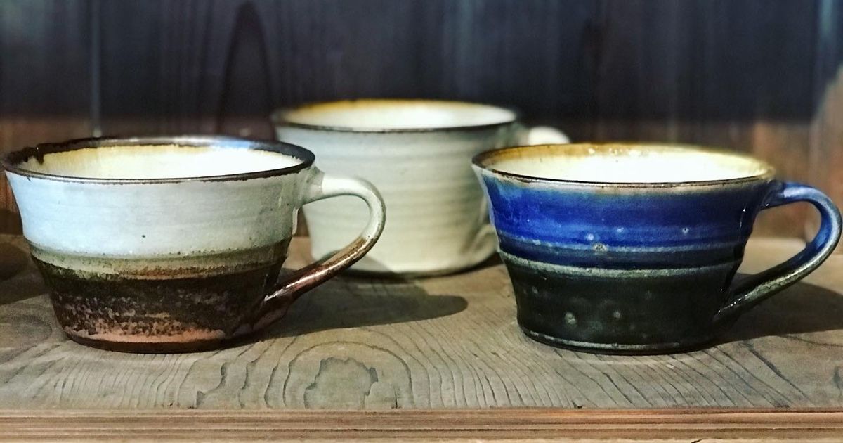 作家 陶器 2個セット スープカップ イトウサトミ
