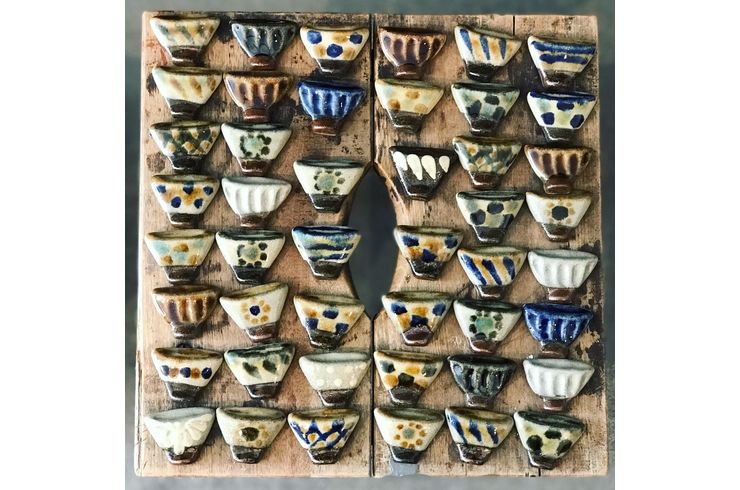 レア⭐️沖縄ルイヴィトン やちむん箸置き 壺屋焼