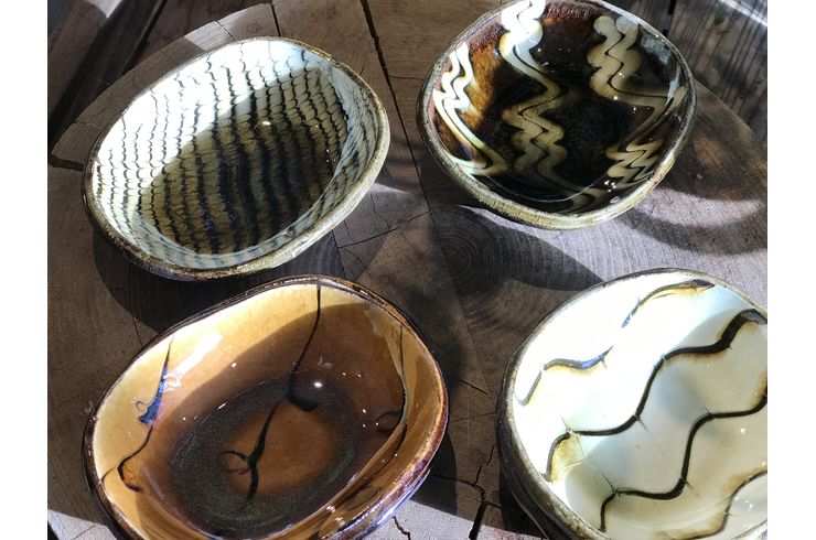 沙器窯 スリップウェア 取扱い 販売 うつわのわ田 | 小皿・取り皿