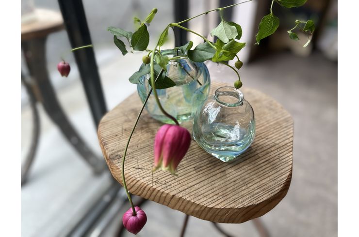 【２点】　琉球ガラス　花瓶　花器　フラワーベース　ガラス工芸品　ガラス　沖縄　壺 2点】 琉球ガラス 花瓶 花器 フラワーベース ガラス工芸品