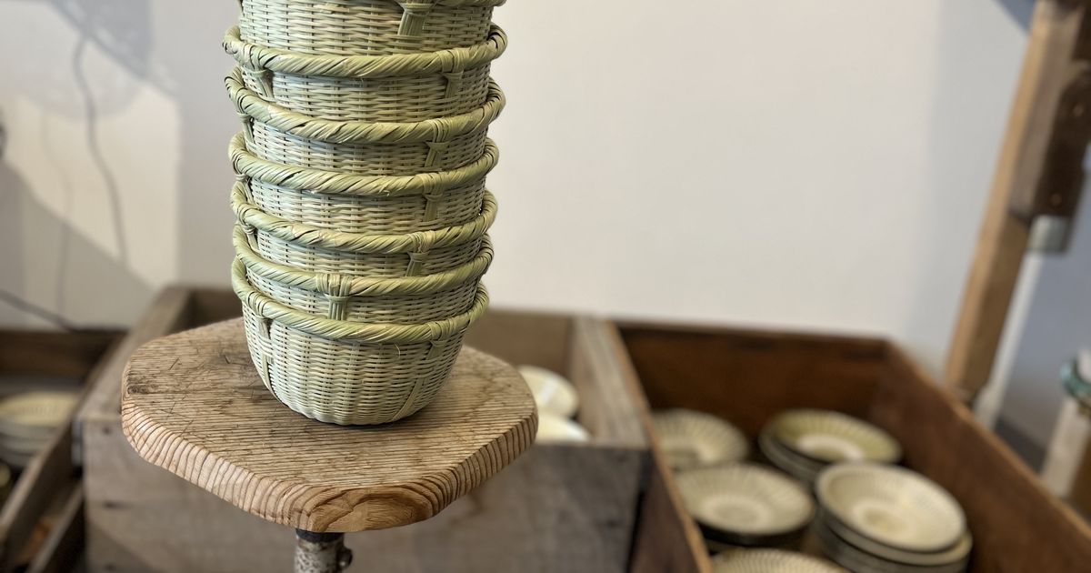 みおさま専用　岩出山 米研ぎ5合用（手作り）　新品未使用 しの竹ざる