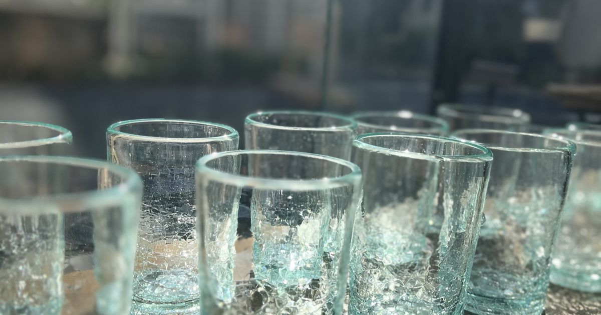 懐かしい未来 クラックガラス 奥原硝子製造所 うつわのわ田