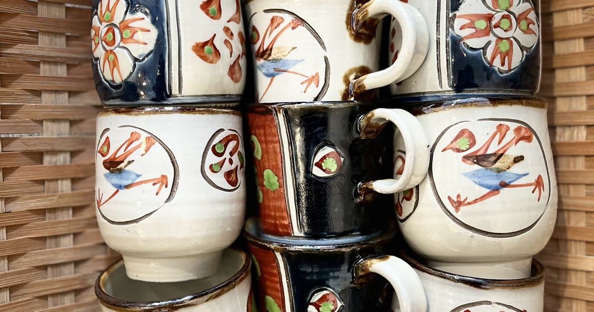 赤絵 湯呑み マグカップ やちむん 壺屋焼 うつわのわ田 | マグカップ