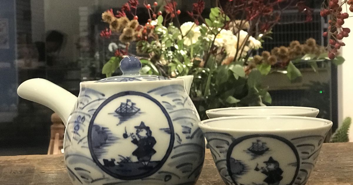 有田焼しん窯青花の異人さんシリーズの珍しいアイテムは、東京世田谷